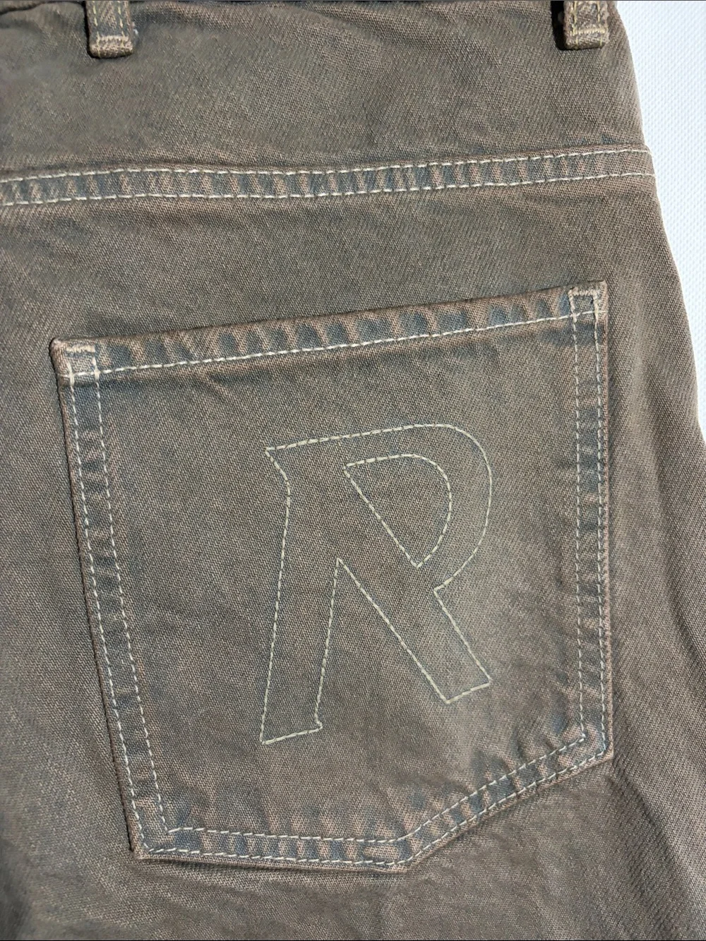 Represent Baggy Denim Jeans in Light Brown Bark Sandstorm Size 31